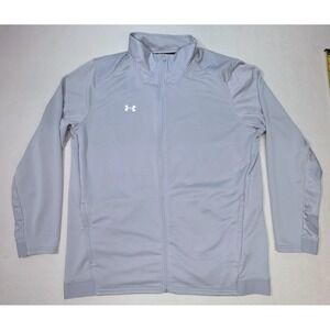 Under Armour Jacket Mens 3XLGray Full‎ Zip Vented Windbreaker VERY LIMITED USE